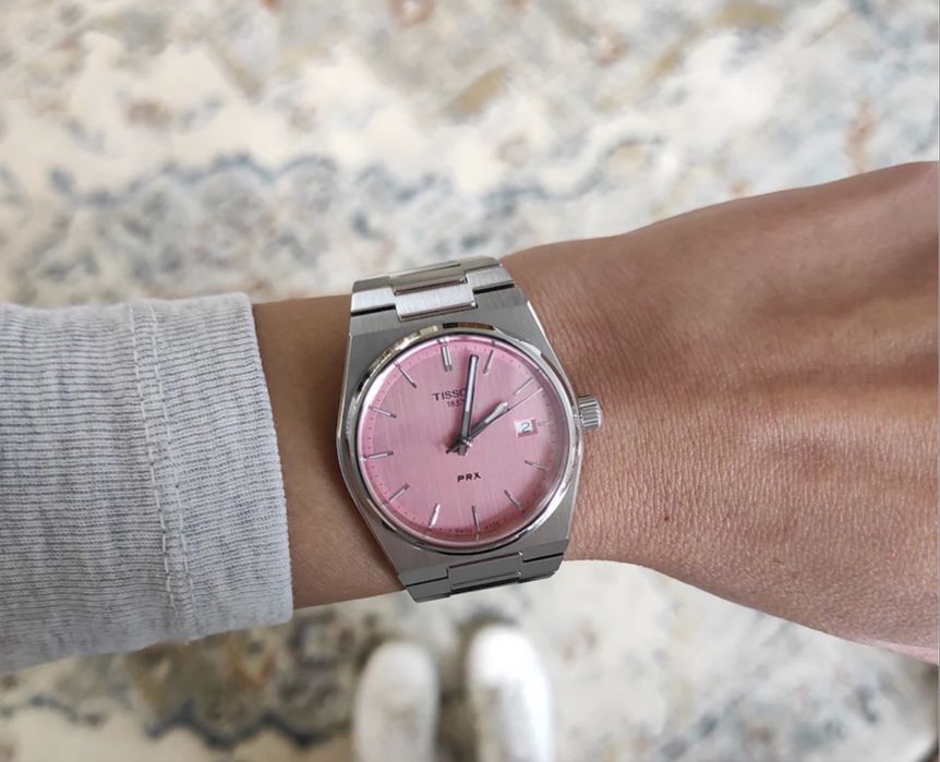 Tissot prx rosa 35 mm ……