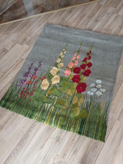 Gobelin, duży klim, arras, malwy.