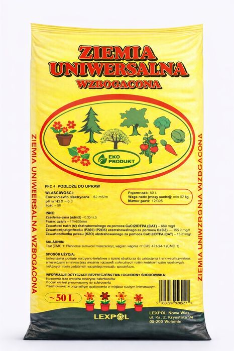 Ziemia Ogrodowa Uniwersalna PROMOCJA 7,50zł/50l Warszawa okolice