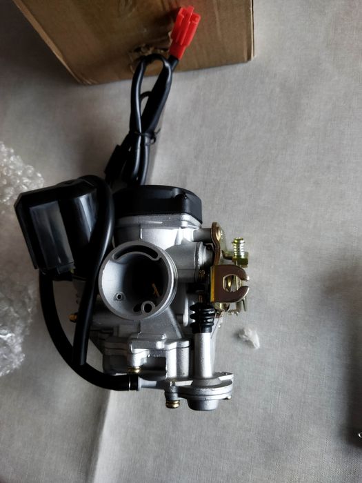 Carburador scooter acelera 50cc 125cc gy6,sym,chinesa+ tampa motor TDI