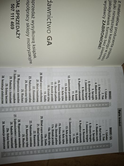 Instrukcja obslugi katalog czesci wsk 125