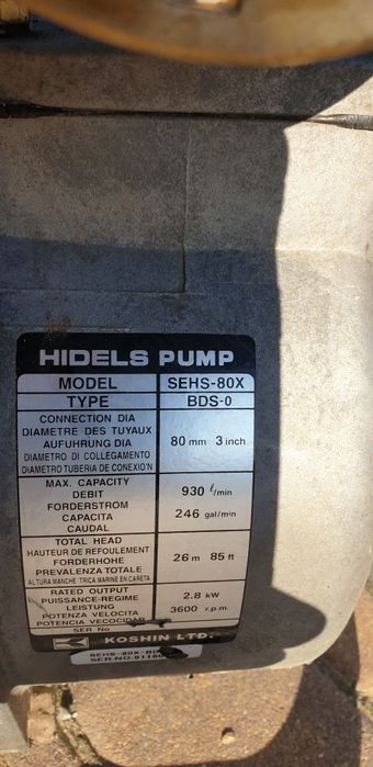 Pompa do wody Kosin silnik Honda gx160