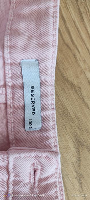 Spódniczka jeansowa Reserved różowa jak nowa 140