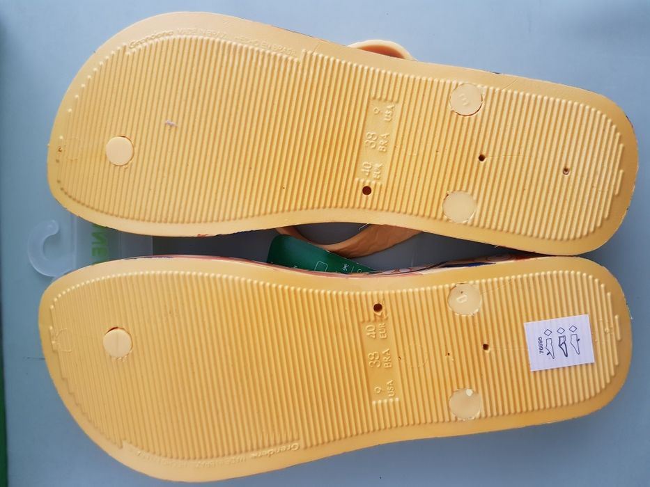 Chinelos Ipanema Amarelos Flores - Tamanho 40