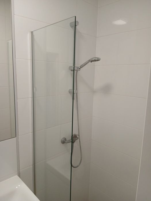 CERSANIT Ścianka kabiny prysznicowej WALK-IN MILLE chrom 50x200 szkło transparentne