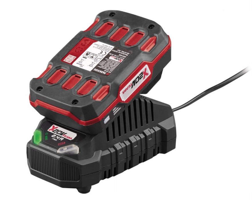 PARKSIDE Wiertarko Wkrętarka Akumulator Ładowarka Walizka Bity Zestaw