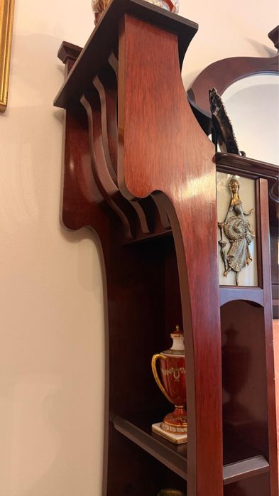 Conjunto Raro Arte Nova Português - Grande Marcenaria Moderna (Lisboa) | Sofá + 2 Cadeirões