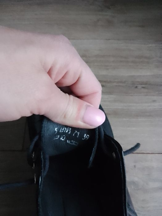 Botki damskie skórzane Wojas 39