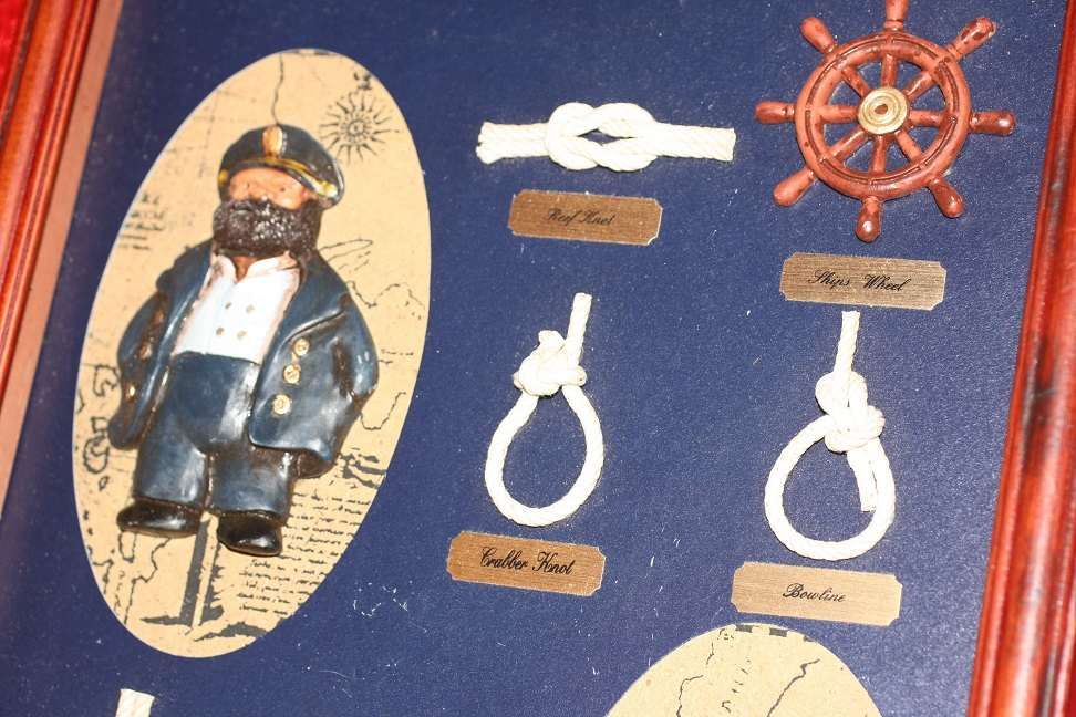 Quadro com nós de Marinheiro