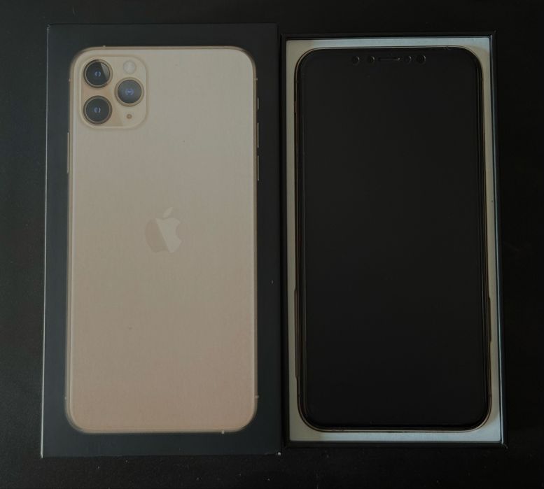 iPhone 11 Pro Max 64GB Dourado | 100% Bateria | Desbloqueado | Excelente Estado