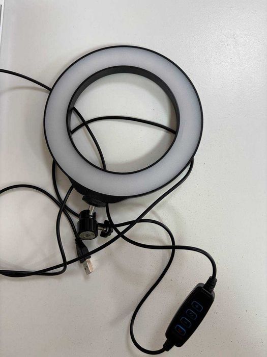 Кольцевая светодиодная лампа, 16 см, USB