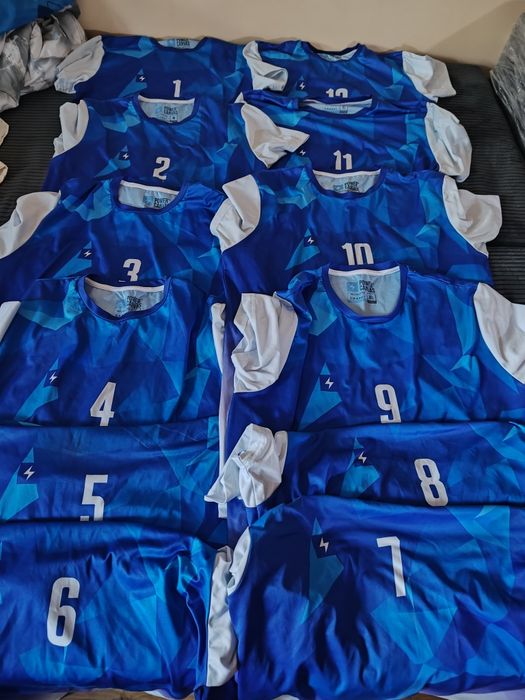 Koszulki sportowe Power CANVAS 12sztuk różne rozmiary