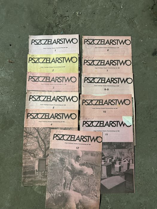 Miesięcznik Pszczelarstwo PRL 1988