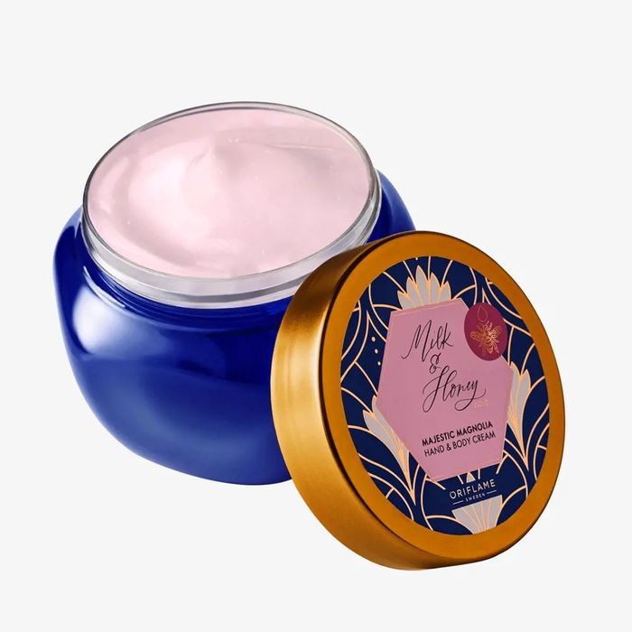 Ультрамягкий крем для тіла и рук молоко и мед орифлейм магнолия  250 м