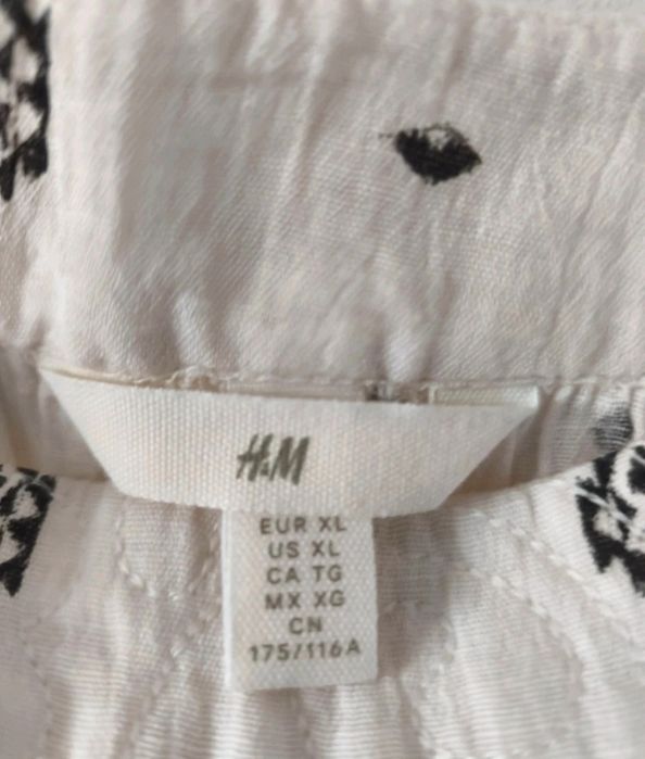 Śliczna nowa sukienka z h&m rozmiar L-XL Oversize plussize na ramiączkach