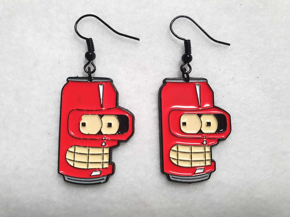 Kolczyki '' Futurama robot Bender ''