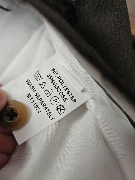 Spodnie męske garniturowe