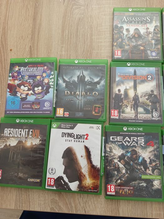 Gry xbox one, sprzedam wymienie