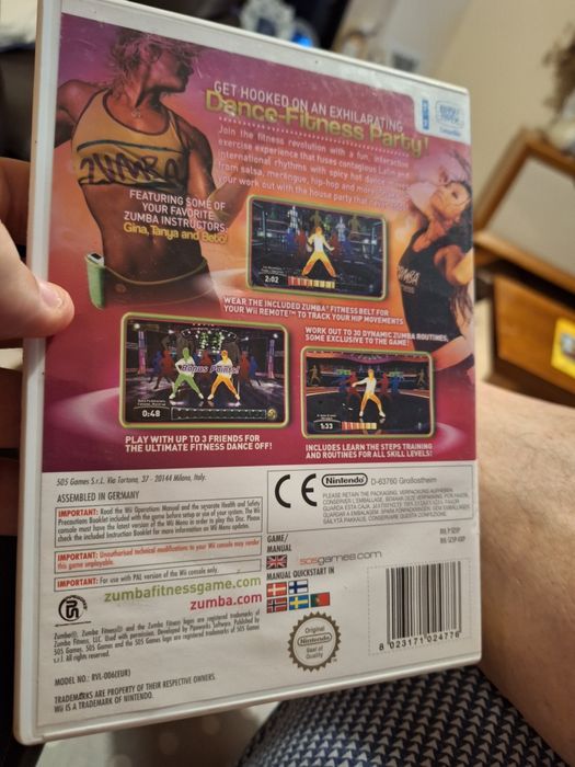 Jogo Wii zumba fitness