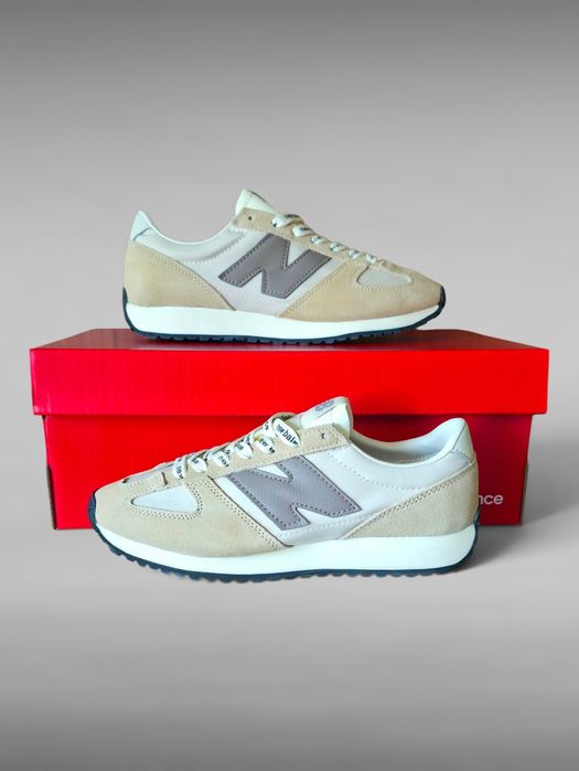 Жіночі ~ підліткові демісезонні кросівки з натуральної замші New Balance 471 Sand Beige + 2 пари шнурівок (36р/37р/38р/39р/40р/41р)