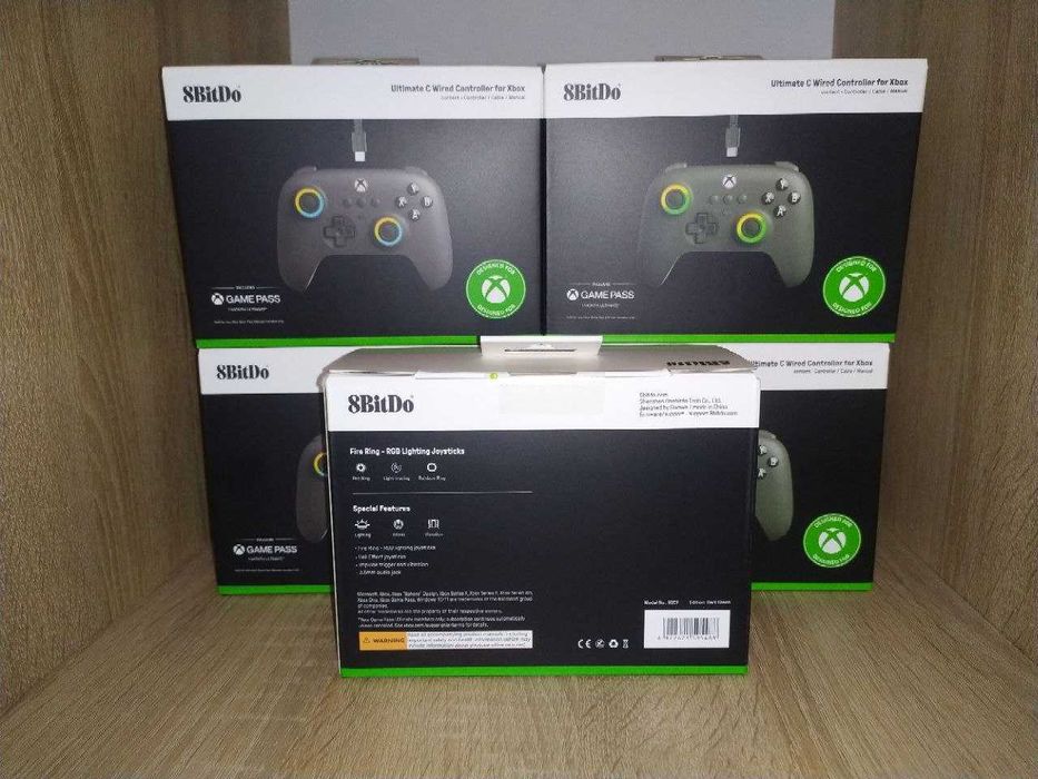 геймпад 8BitDo Ultimate C (Dark Gray/Dark Green) Wired Xbox / PC
