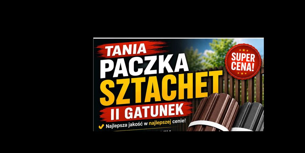 SZTACHETY STALOWE- paczka sztachet 1,20m i 1,50m