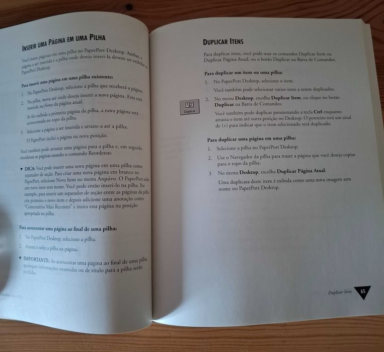 Manual do Usuário do Software PaperPort da Visioneer