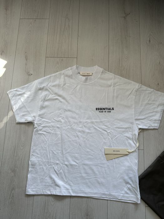 Biała koszulka Essentials rozmiar M