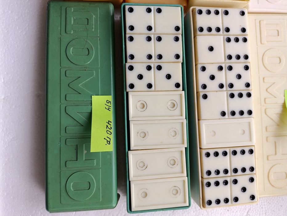 Домино производства СССР 70-х годов, Харьков, класика, оригинал,