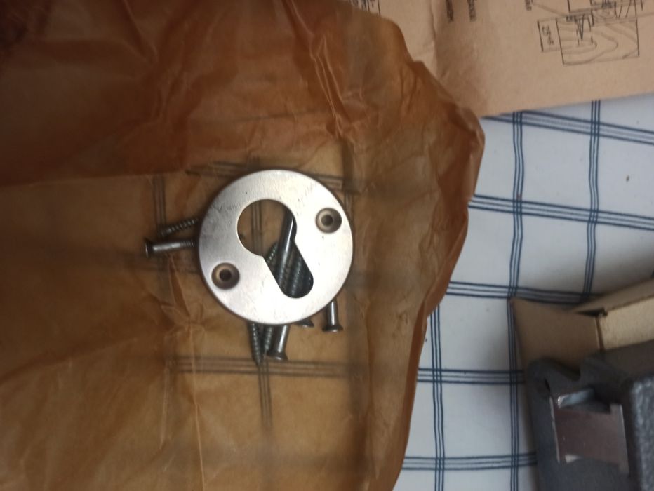 Замок накладной цилиндровый ссср