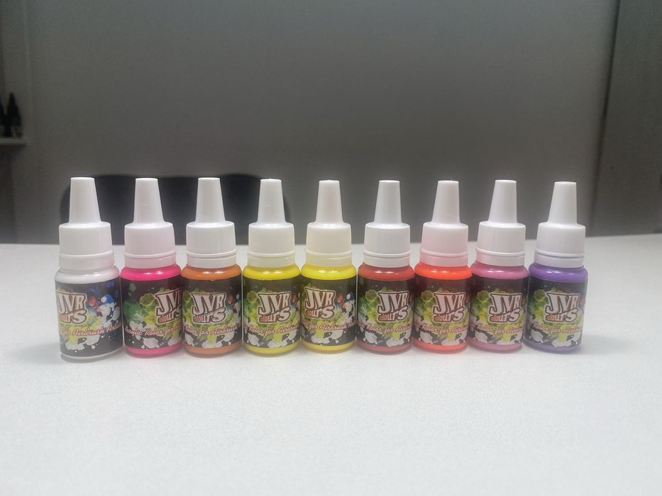 JVR Color краска для аэрографии 10 мл ногти бумага пластик и тд