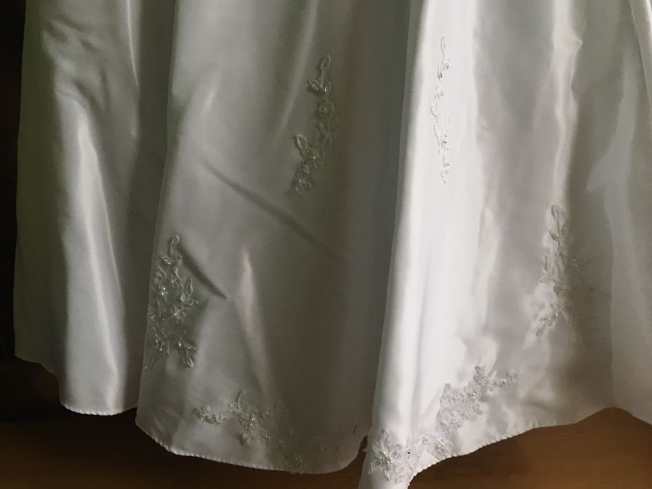 Suknia Ślubna SWEETHEART r. 38, Biel, Uprana, TANIO