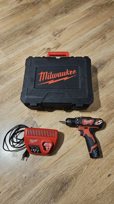 Wiertarko-wkrętarka Milwaukee M12 Oryginał Zestaw Kompletny