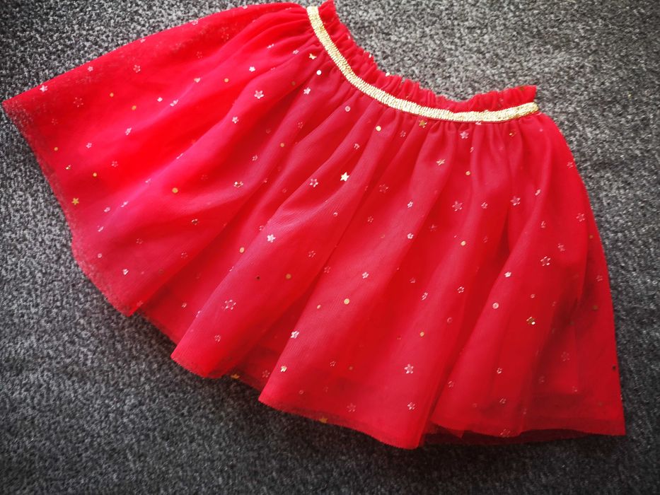 Pepco świąteczna spódniczka tiulowa r. 92 cm