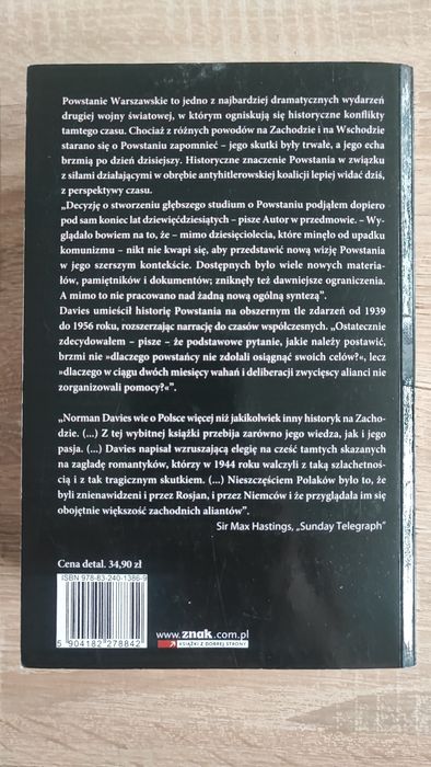 Powstanie 44 - Norman Davies