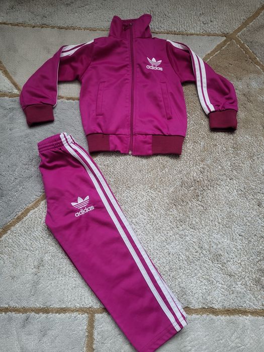 Dres Adidas ciemny róż 98
