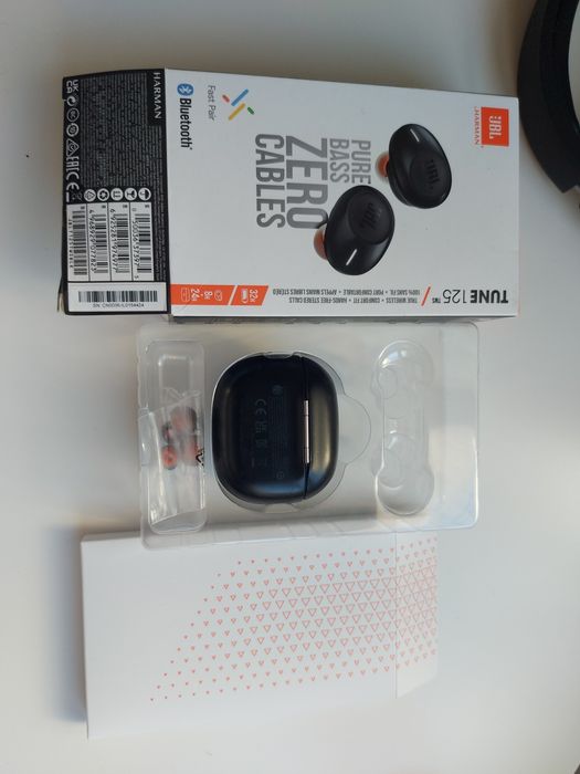 JBL Tune 125TWS Auriculares Bluetooth Pretos
