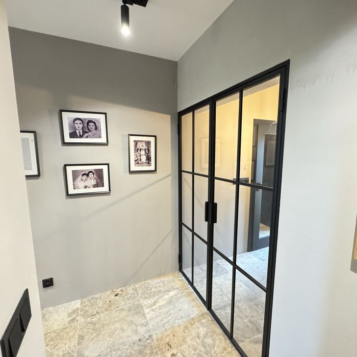 Drzwi Loft ze stali malowane proszkowo