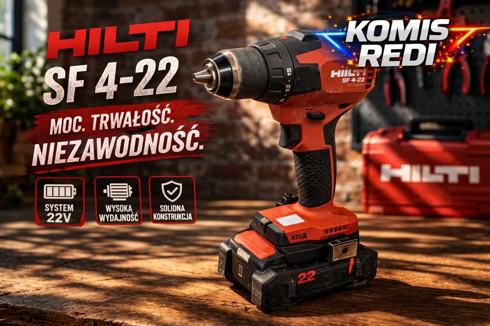 HILTI SF 4-22 Wkrętarka + Bateria Komis Redi
