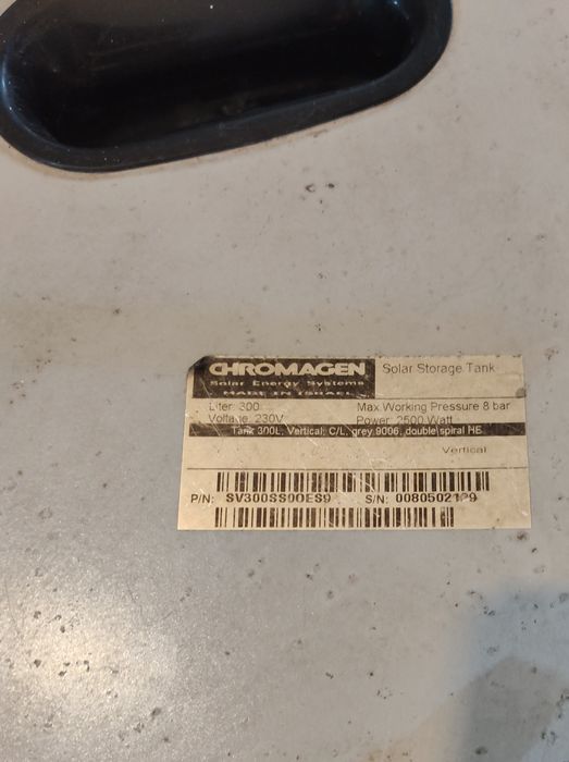 Termoacumulador 300L
