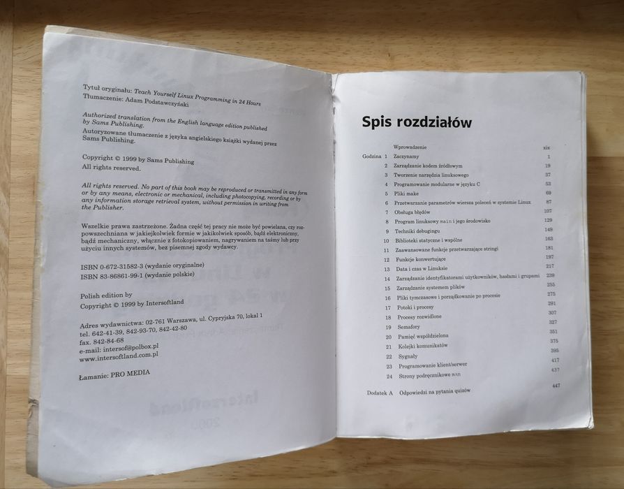 Poznaj Programowanie w Linuxie w 24 godziny