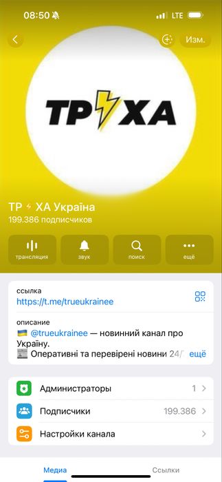 Продаж каналу в Телеграмм на 200к підписників.