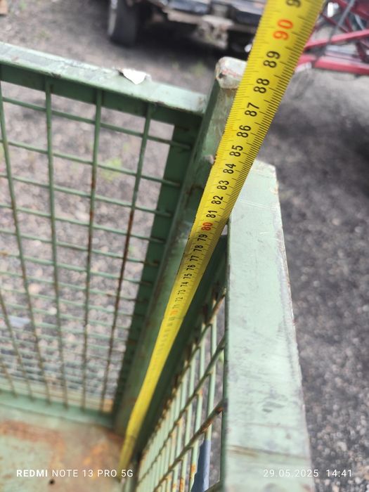 Giterbox kosz siatkowy gitterbox skrzyniopaleta składany solidny