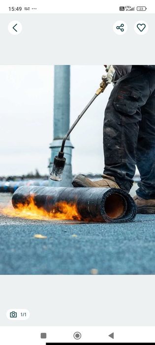 Oferuję pokrycia dachowe papą termozgrzewalna obróbki blacharskie styropapa