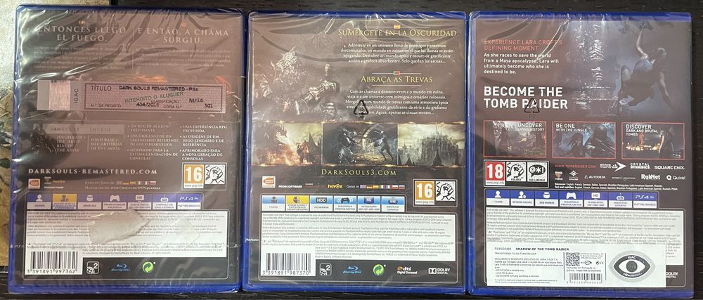 Jogos ps4 NOVOS SELADOS - Dark Souls  Remaster