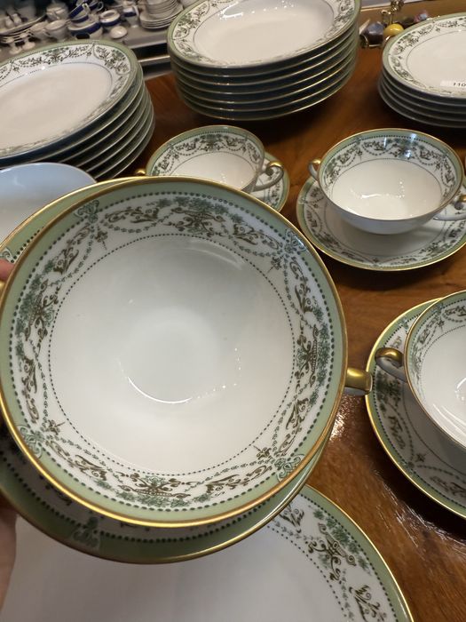Serwis TIRSCHENREUTH HUTSCHENREUTHER obiadowy elegancki wzór 110