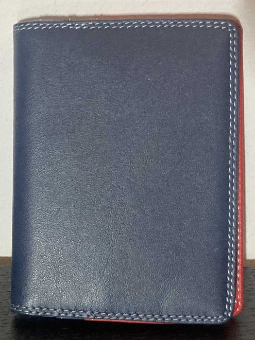 Porta-Cartões com inserções em pele da MYWALIT na cor Royal