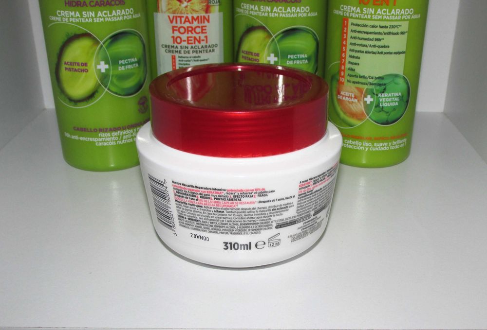 Conjunto Cremes Garnier + Mascara Loreal, "Sem agua"