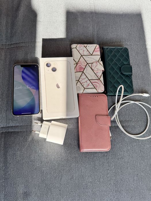 Iphone 13 mini etui prawie jak nowy folia
