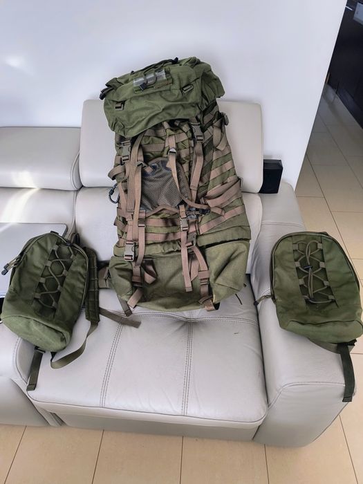 Duży plecak zasobnik wojskowy 80-100L. Marki Noma